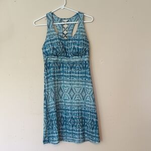 ZeroXposur Blue Halter Sundress for Casual Wear